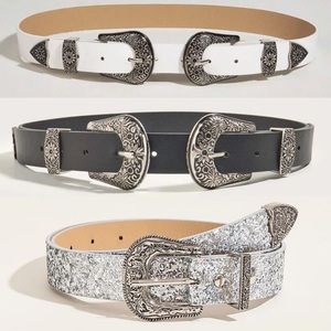 NWT 3- SHEIN Western Belts